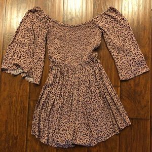 Over the shoulder romper